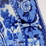 Hartford Deaf & Dumb Asylum Open Vegetable Dish Historical Blue Staffordshire Ridgway ZAM-617