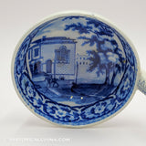 Charlestown Exchange Ladle Ridgway Beauties Partial View Historical Blue Staffordshire ZAM-205