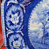 Historical Staffordshire Capitol Washington Well & Tree Platter Beauties of America Ridgway ZAM-451