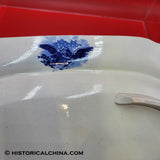 Historical Staffordshire Arms of New Jersey States Series Well & Tree Platter ZAM-457
