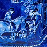 "The Errand Boy" from Wilkies Designs DEEP Blue Staffordshire Platter LAM-1