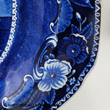 "The Errand Boy" from Wilkies Designs DEEP Blue Staffordshire Platter LAM-1