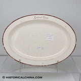 Circa 1790 Gabriel Cerre "St Louis/Quebec Interest" Staffordshire Creamware Platter LAM-9