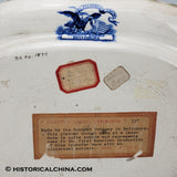 Bennet Pottery "Pickett's Charge - Gettysburg" Transferware Platter Circa 1870 LAM-11