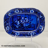 "The Rabbit on the Wall" Wilkies Designs by Clews Small Staffordshire Transfer Platter LAM-12