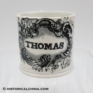 "Thomas" Staffordshire Transfer Ceramic Childs Mug LAM-15