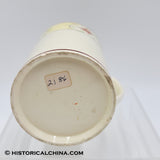 Handpainted Stafffordshire Creamware Ceramic Tankard Circa 1810 LAM-22