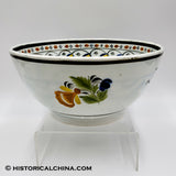 Circa 1830 Hand Made & Painted Decorative Art "Leeds" Staffordshire Bowl LAM-29