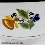 Circa 1830 Hand Made & Painted Decorative Art "Leeds" Staffordshire Bowl LAM-29