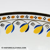 Circa 1830 Hand Made & Painted Decorative Art "Leeds" Staffordshire Bowl LAM-29