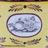 "The Hero of New Orleans" Staffordshire Canary Yellow & Copper Lustre "General Jackson" Transfer Pitcher Circa 1830 LAM-32