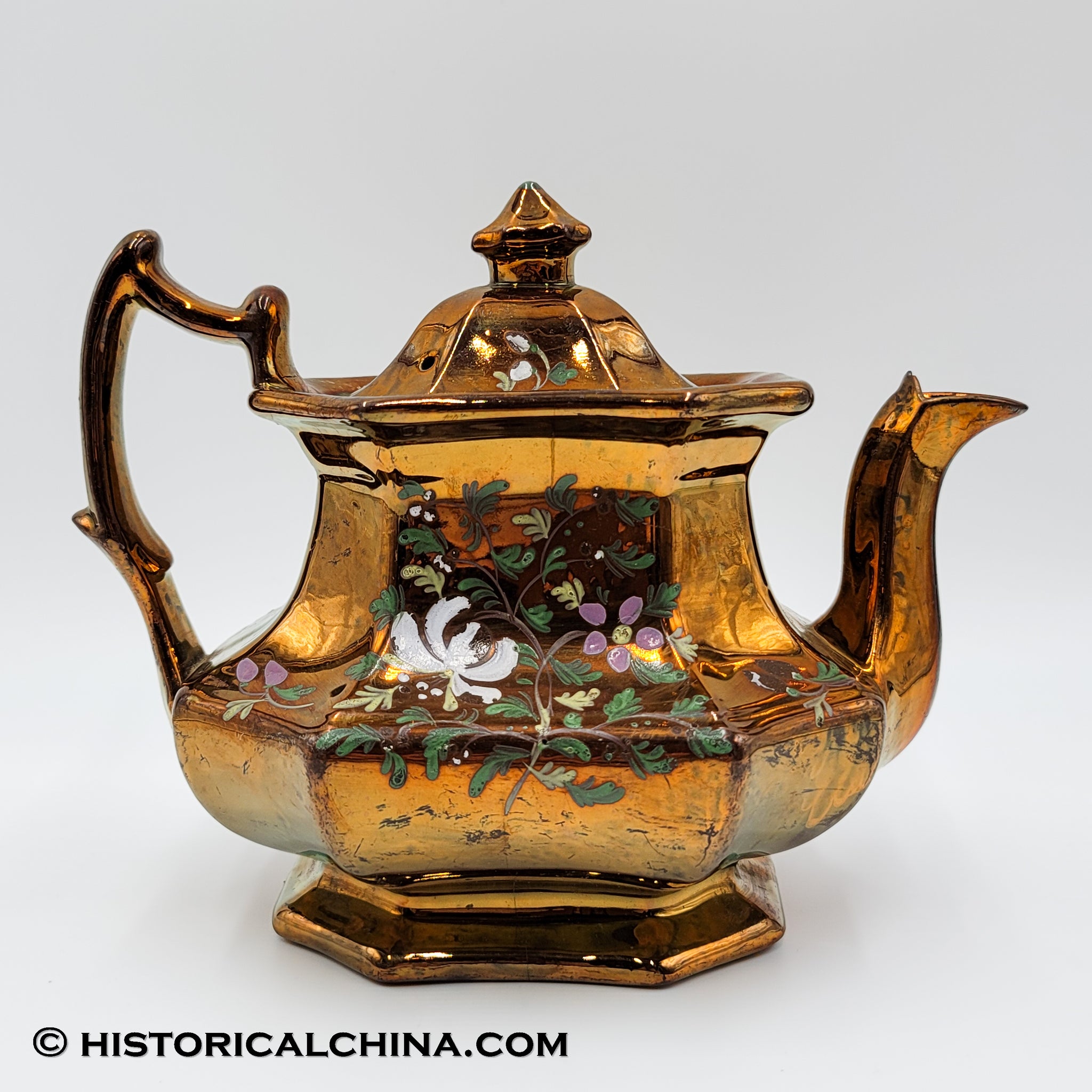 Enchanting Hand-engraved Copper Teapot With Lids Traditional