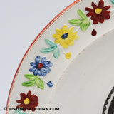 Staffordshire Creamware Plate Hand Painted Circa 1800 by Stevenson Plate LAM-37
