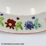Staffordshire Creamware Plate Hand Painted Circa 1800 by Stevenson Plate LAM-37