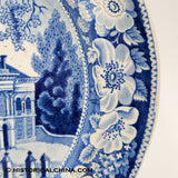 Historical Staffordshire Transferware Boston State House Dinner Plate LAM-38