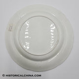 Circa 1830 Decorative Art Hand Painted "Cabbage Rose" Plate LAM-45