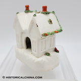 Staffodshire Cottage Hand Made & Bocage Decorated in 1830s LAM-48
