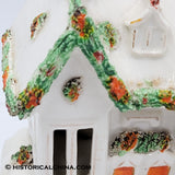 Staffodshire Cottage Hand Made & Bocage Decorated in 1830s LAM-48
