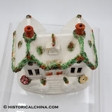 Staffodshire Cottage Hand Made & Bocage Decorated in 1830s LAM-48