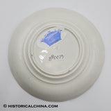 Set of 6 GORGEOUS Scalloped Rim Cups & Saucers "Early Adams Rose" Circa 1825 LAM-54