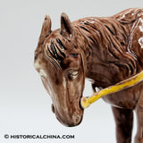Staffordshire Ralph Wood Figure Mounted Hubibras Horse Rider Circa 1790 LAM-110