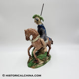 Staffordshire Saint George The Dragon Large Figure By Ralph Wood Ca. 1790’s LAM-109