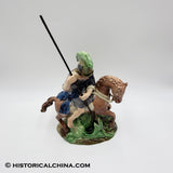 Staffordshire Saint George The Dragon Large Figure By Ralph Wood Ca. 1790’s LAM-109