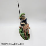 Staffordshire Saint George The Dragon Large Figure By Ralph Wood Ca. 1790’s LAM-109