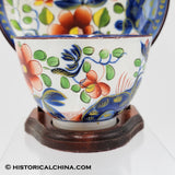 Guady Dutch "Single Rose" Hand Painted Cup & Saucer from 1820 LAM-58