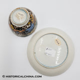 Pagoda Salopian Cup & Saucer Hand Painted Staffordshire China LAM-60