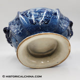 Blue Transfer Staffordshire "Quadrepeds" Camel Soup Tureen LAM-61