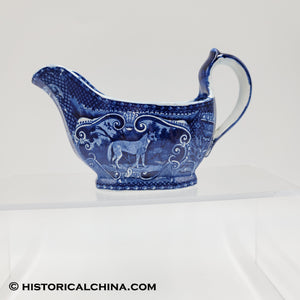 Quadrepeds "Fox" Ceramic Staffordshire Transferware Creamer Circa 1820 LAM-71