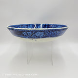 Lafayette at Washington's Tomb Beaded Rim Bowl Historical Blue Staffordshire ZAM-14