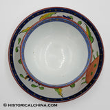 Pair of Antique Ceramic "Grape Cluster" Pattern Gaudy Dutch Cups & Saucers Circa 1825 LAM-78