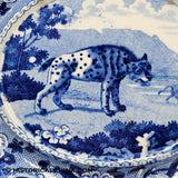 RARE "Quadrepeds" by Woods Ceramic Gravy Tureen Staffordshire Transferware Circa 1820 LAM-72