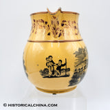 EXTREMELY RARE "Lake George New York" American View Staffordshire Pitcher LAM-90