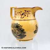 EXTREMELY RARE "Lake George New York" American View Staffordshire Pitcher LAM-90