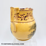 EXTREMELY RARE "Lake George New York" American View Staffordshire Pitcher LAM-90