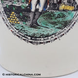 Circa 1790 U.S. Eagle & Shield Patriot Militia Polychromed Liverpool Creamware Pitcher LAM-80