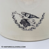 Circa 1790 U.S. Eagle & Shield Patriot Militia Polychromed Liverpool Creamware Pitcher LAM-80