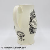Handmade Ceramic "Success To America" Patriotic Liverpool Creamware Pitcher Circa 1790 LAM-81