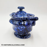 Peace & Plenty Shield Tureen Historical Blue Staffordshire ZAM-577