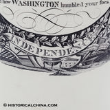 Handmade Ceramic "Success To America" Patriotic Liverpool Creamware Pitcher Circa 1790 LAM-81