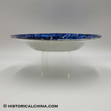 Scarce "So Called Fulton Steamboat" Blue Transfer Staffordshire Soup Plate Circa 1825 LAM-75