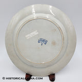 Antique Ceramic Plate "Quadreped Lion" by Hall Blue Transferware Staffordshire Circa 1825 LAM-82
