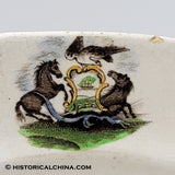 Arms of the States Polychrome Plate Historical China LAM-92