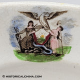 Arms of the States Polychrome Plate Historical China LAM-92