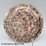 1770 Tortoise Shell Whieldon 9" Plate Embossed Rim LAM-95