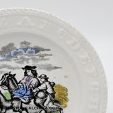 1840 ABC 5 1/2" Our Donkey & Foal Plate  Staffordshire LAM-101