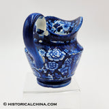American Eagle Over Panel Ewer Shaped Creamer Historical Blue Staffordshire ZAM-73